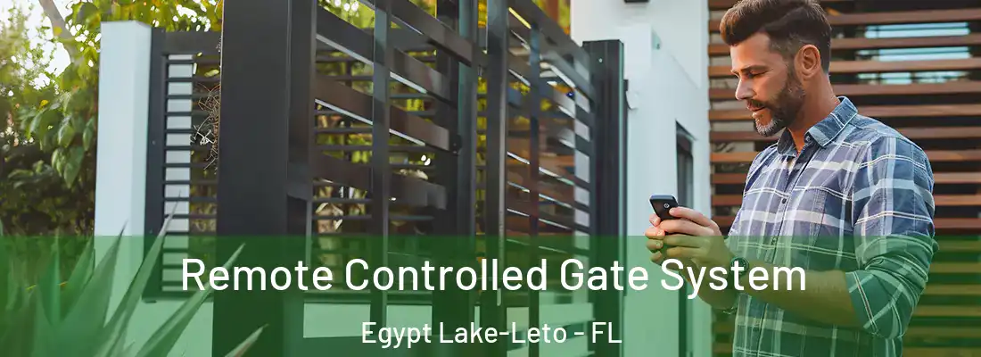 Remote Controlled Gate System Egypt Lake-Leto - FL